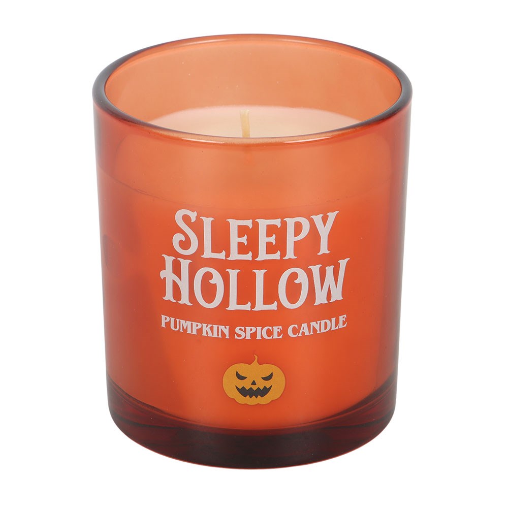 Sleepy Hollow Pumpkin Spice Duftkerze – würzige Halloween-Kerze im Glas
