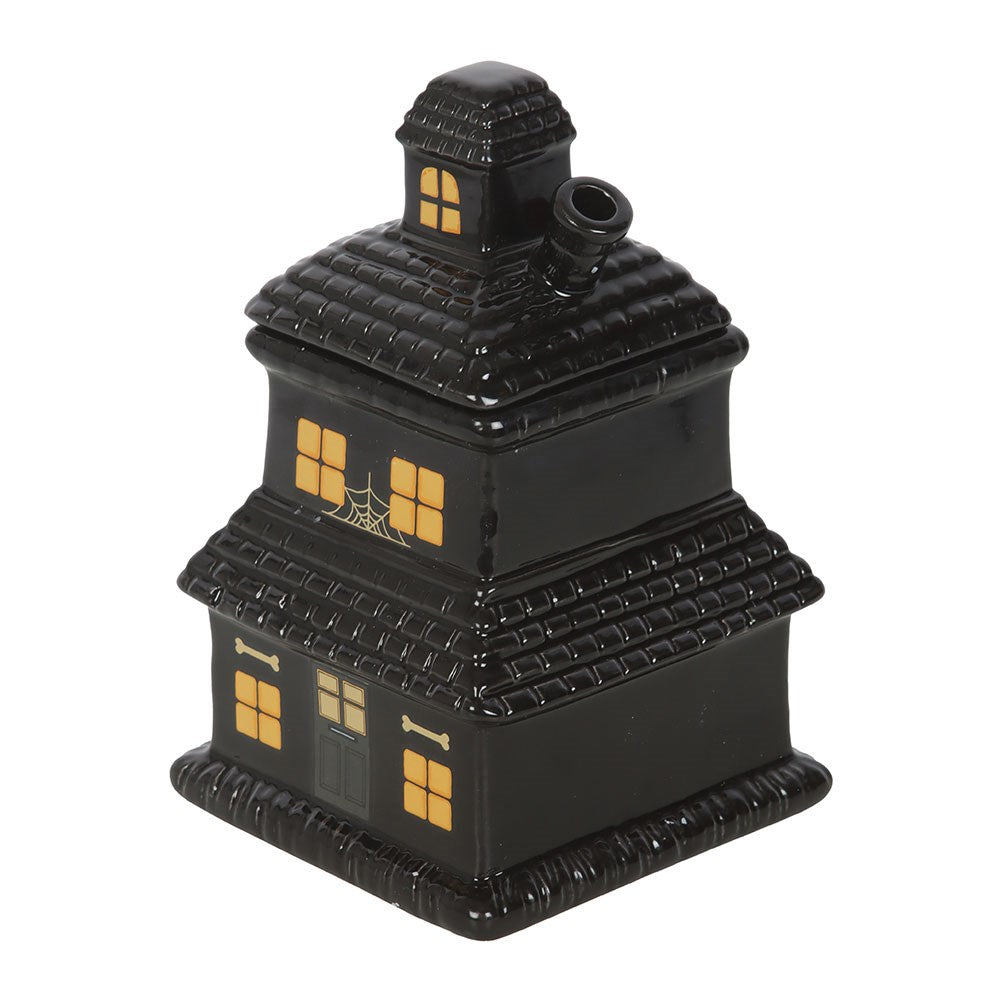 Black Haunted House – Keramik-Duftlampe für Duftöl & Wachs-Melts