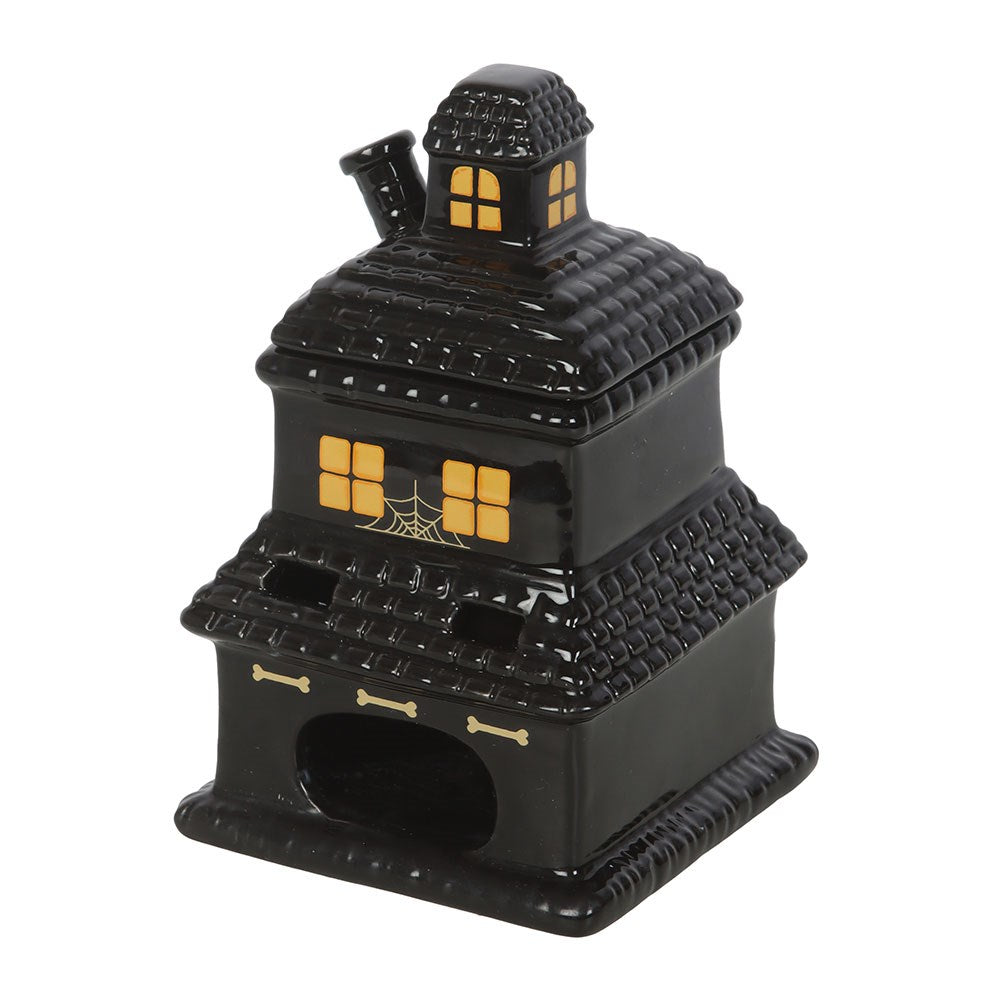 Black Haunted House – Keramik-Duftlampe für Duftöl & Wachs-Melts