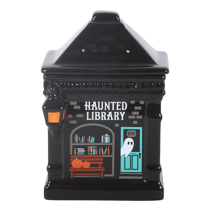 Haunted Library Keramik-Duftlampe für Duftöl – Gothic Spukhaus