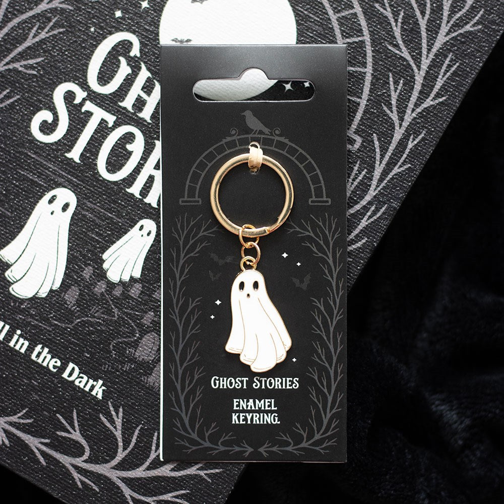 „Ghost Stories“ Geist-Schlüsselanhänger – Halloween &amp; Gothic Keyring