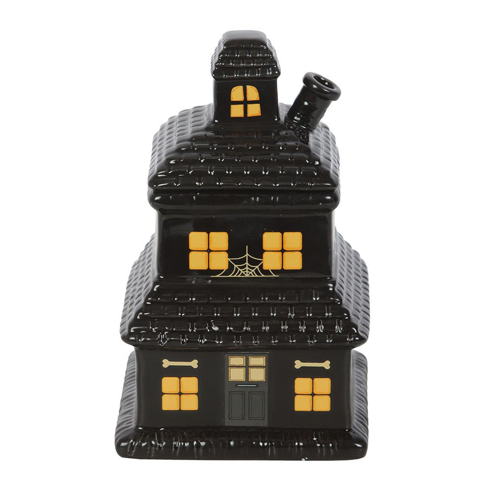 Black Haunted House – Keramik-Duftlampe für Duftöl &amp; Wachs-Melts