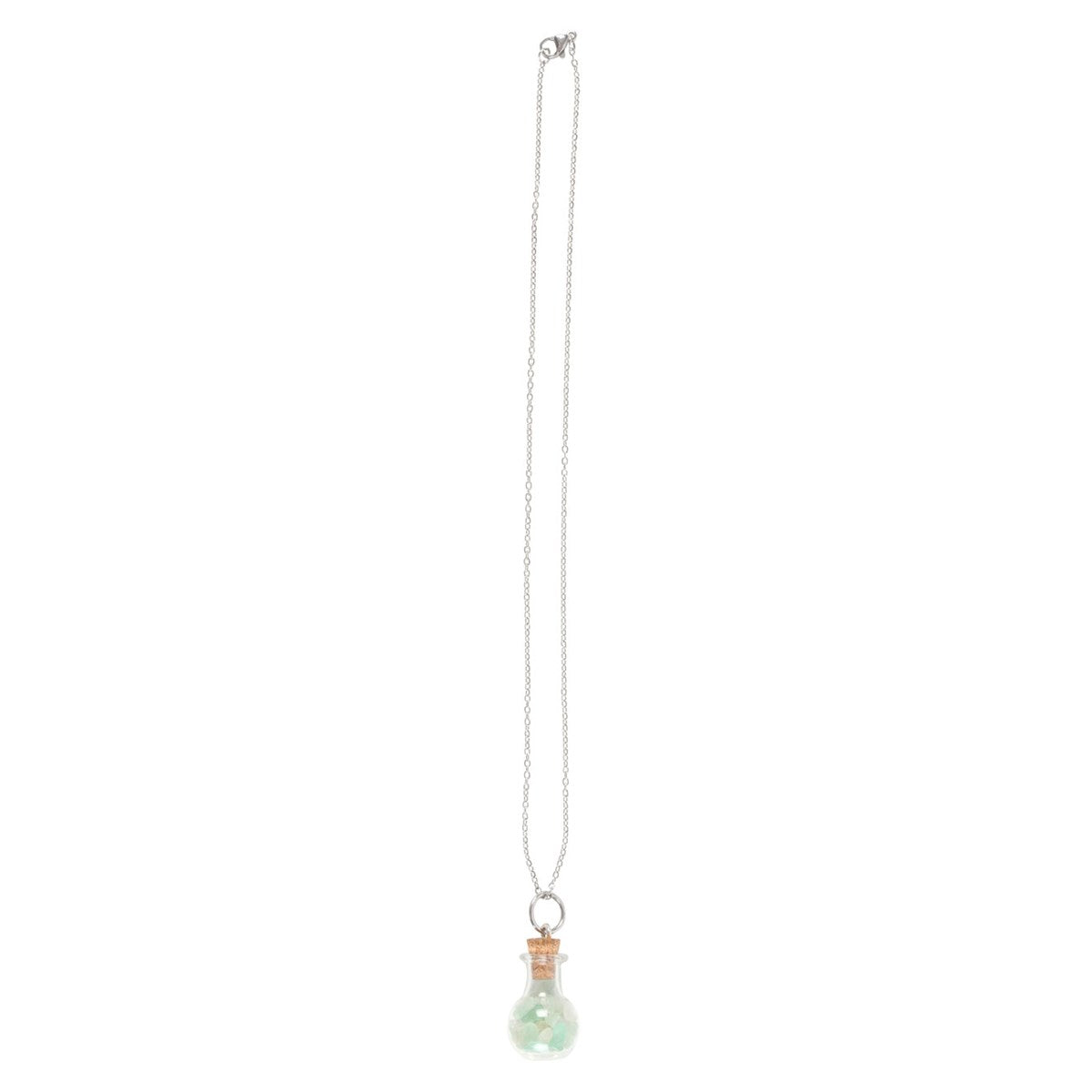 Luck Potion Aventurin-Kette – Witchy Halskette mit Kristallfläschchen